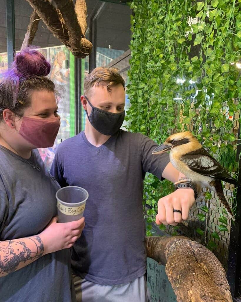 Couple at the Austin Aquarium