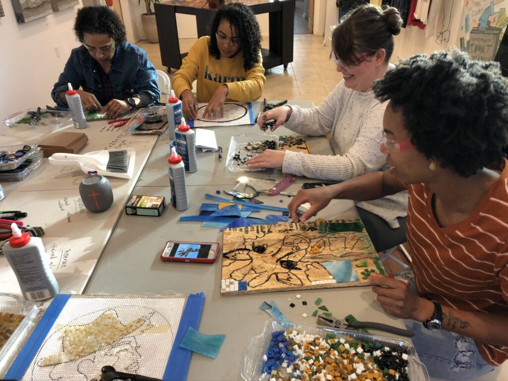 participants at The Mosaic Workshop