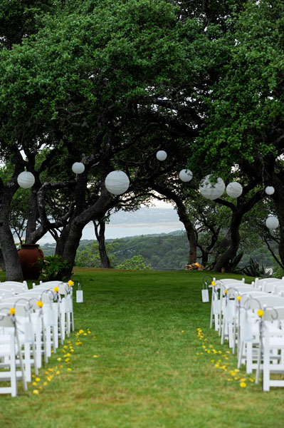 Ceremony site at Hacienda Del Lago
